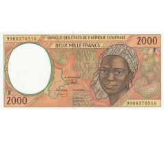 2 000 francs 1993-2002 Stredoafrické štáty Stredoafrická republika