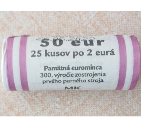 Banková rolka 2 € 2022 Parný stroj