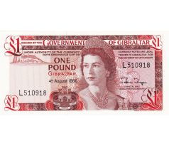 1 pound 1975-1988 Gibraltár