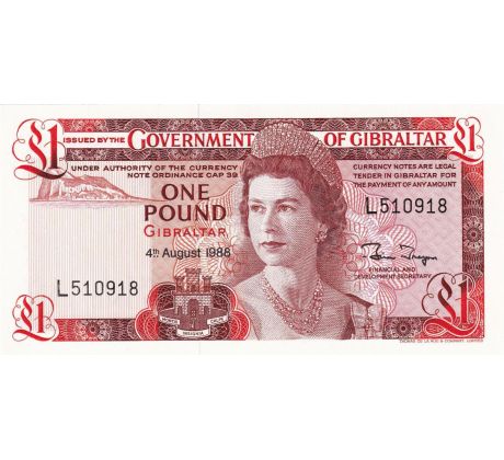 1 pound 1975-1988 Gibraltár