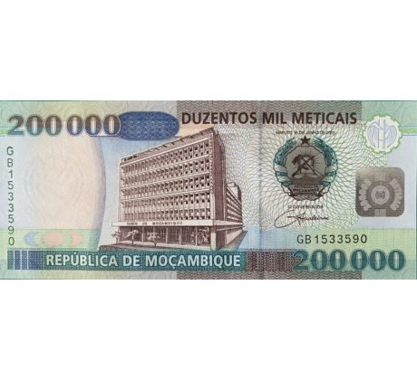 200 000 meticais 2003 Mozambik
