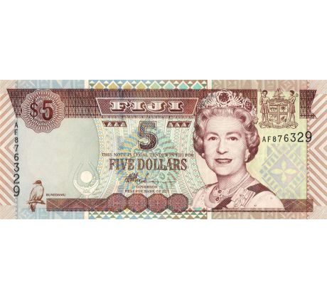5 dolarov 2002 Fidži