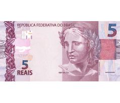 5 reais 2010 Brazília