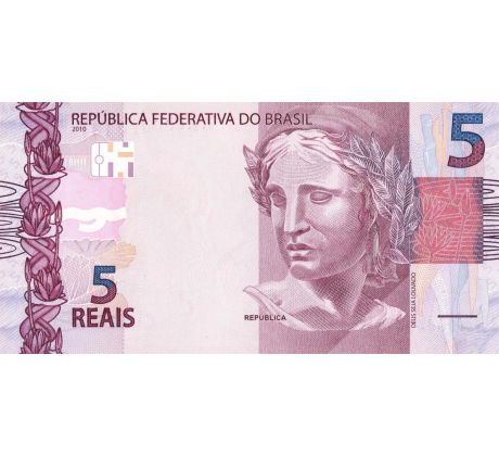 5 reais 2010 Brazília