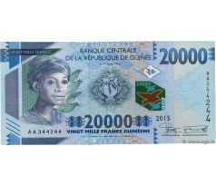 20 000 francs 2015 Guinea