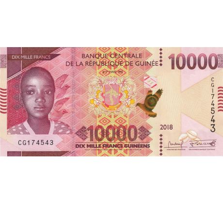 10 000 francs 2018-24 Guinea