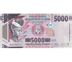 5 000 francs 2015-22 Guinea