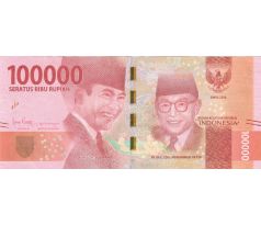 100 000 rupiah 2016-24 Indonézia
