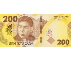 200 som 2023 Kirgizsko pamätná bankovka