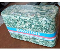 Lisovaná kocka 100 000 federálnych 100 korún