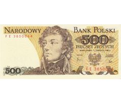 500 zlotých 1974-82 Polsko