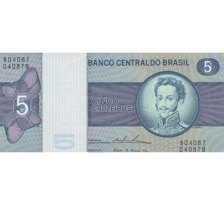 5 cruzeiros 1970-79 Brazília