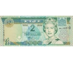 2 dollars 2002 Fidži