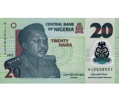 20 naira 2006-25 Nigeria  polymerová bankovka
