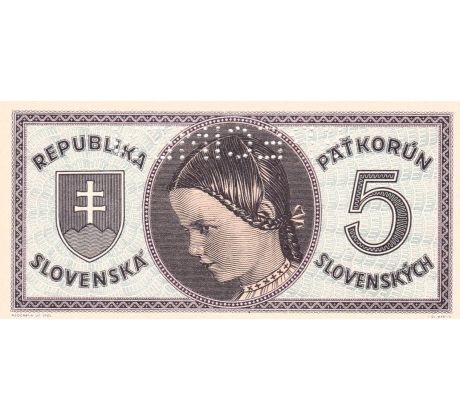 5 ks /1945/ Obrátený SPECIMEN