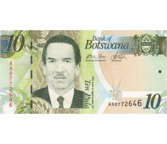 10 pula 2009-14 Botswana