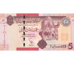 5 dinar 2012 Líbya