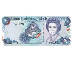 1 dolar 2006 Kajmanské ostrovy dva podpisy