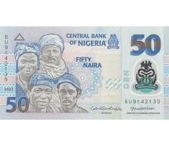 50 naira 2009-25 Nigeria polymerova bankovka