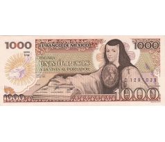 1 000 pesos 1984-85 Mexiko