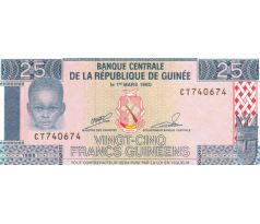 25 francs 1985 Guinea