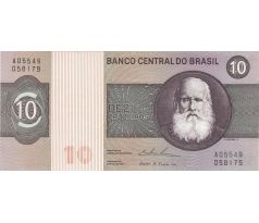 10 cruzeiros 1970-80 Brazília