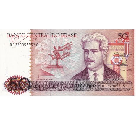 50 cruzados 1986-88 Brazília