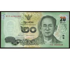20 baht 2013 Thajsko