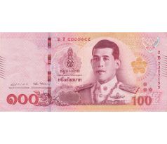 100 baht 2018 Thajsko