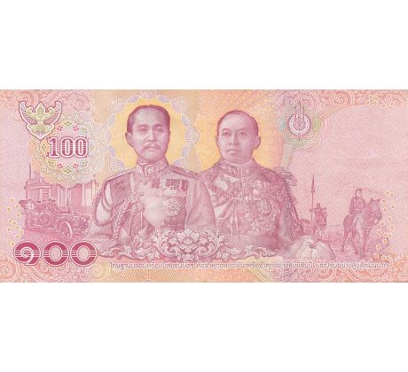 100 baht 2018 Thajsko