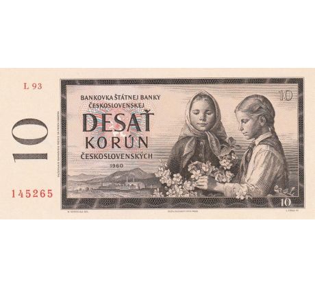 10 kčs 1960 L93