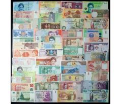 Štartér sada cca 50 ks bankoviek pre začínajúceho zberateľa