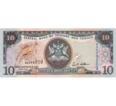 10 dollar 2006 Trinidad a Tobago modrá séria