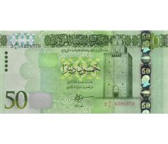 50 dinar 2016 Líbya