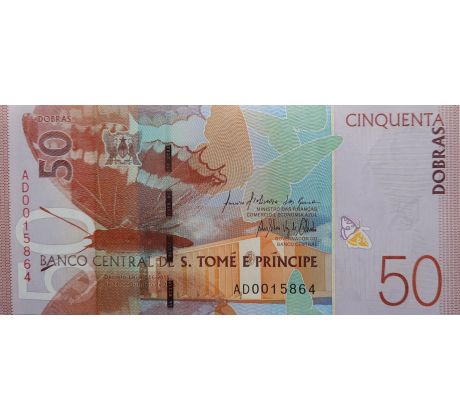 50 dobras 2016- Svätý Tomás a Princov ostrov