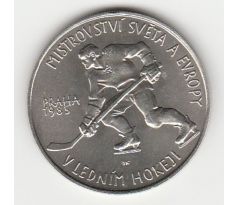 100 Kčs 1985 MS v ľad.hokeji