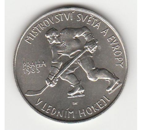 100 Kčs 1985 MS v ľad.hokeji