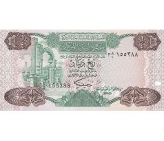 1/4 dinar 1984 Líbya