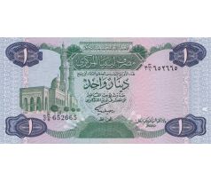 1 dinar 198 Líbya