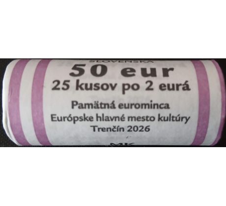 Banková rolka 2€ 2026 Trenčín