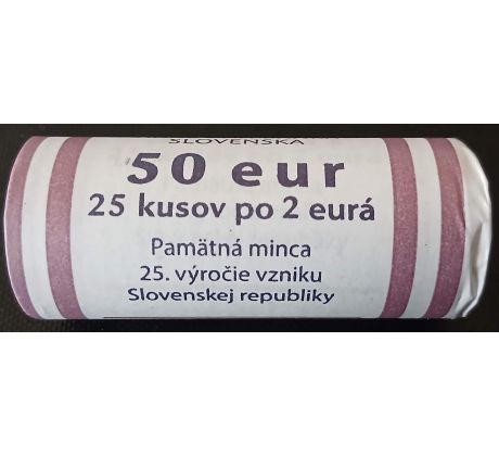 Banková rolka 2€ 2018 Vznik Slovenskej republiky
