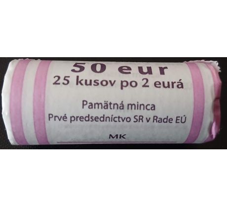 Banková rolka 2€ 2016 Prvé predsedníctvo SR