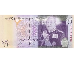 5 pa anga 2009 Tonga