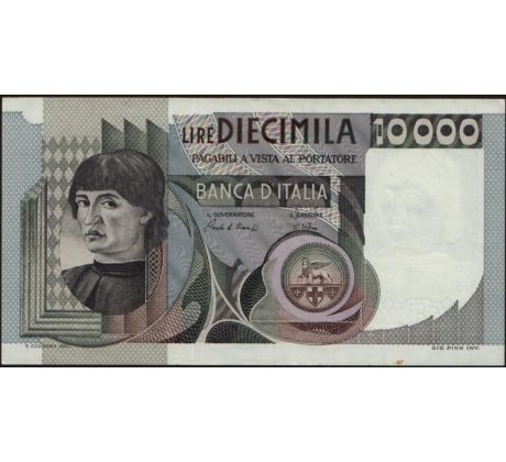 10 000 líra 1976-84 Taliansko