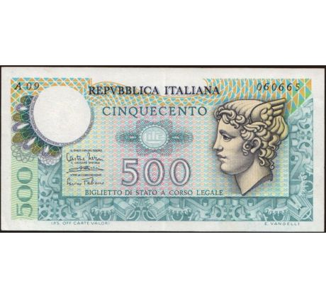 500 líra 1974-79 Taliansko