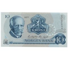 10 kroner 1972-84 Nórsko