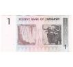 1 dollar 2007 Zimbabwe /02/