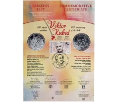 10€ 2023 Viktor Kubal+pamätný list PROOF
