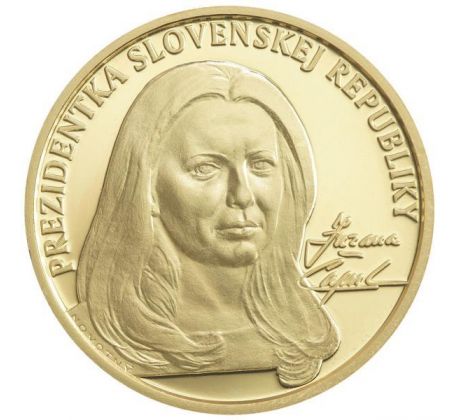 Mosadzná medaila Prezidentka SR  Zuzana Čaputová