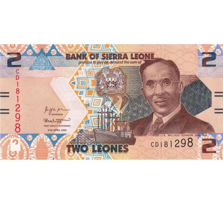 2 leones  2022 Sierra Leone